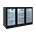 Back Bar Cooler 3 Door (Hinged)