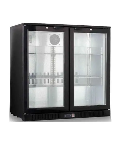 Back Bar Cooler 2 Door - (Hinged)