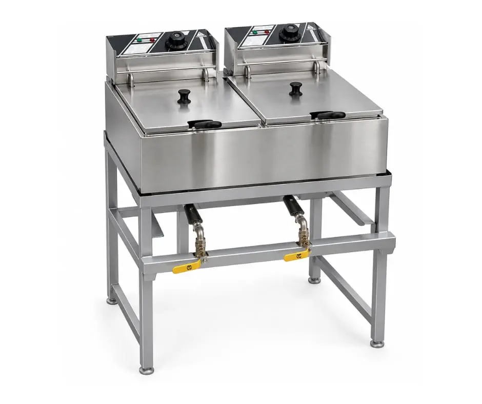 Heavy Duty Dual Fryer (Gas And Electric Fryer) 2x6lt - Image 3