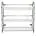 Wall Mount Crockery Rack / Dish Rack- (76 Plates + Cup Rack - 3 Tier)