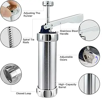 Cookie Cutter Press & Icing Set - Heavy Duty (STEEL) - Image 2