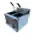 Double Gas Fryer (2X12.5LT) With Baskets + Lids - Countertop