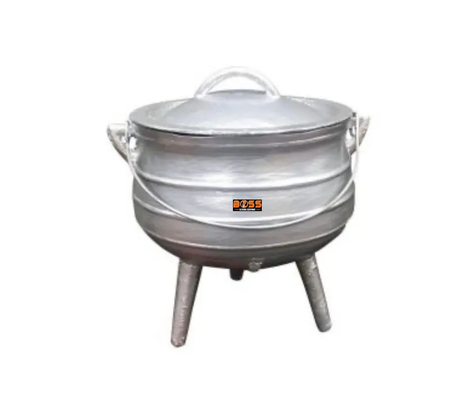 Aluminium 3-Foot Legged Pots - WITH FEET