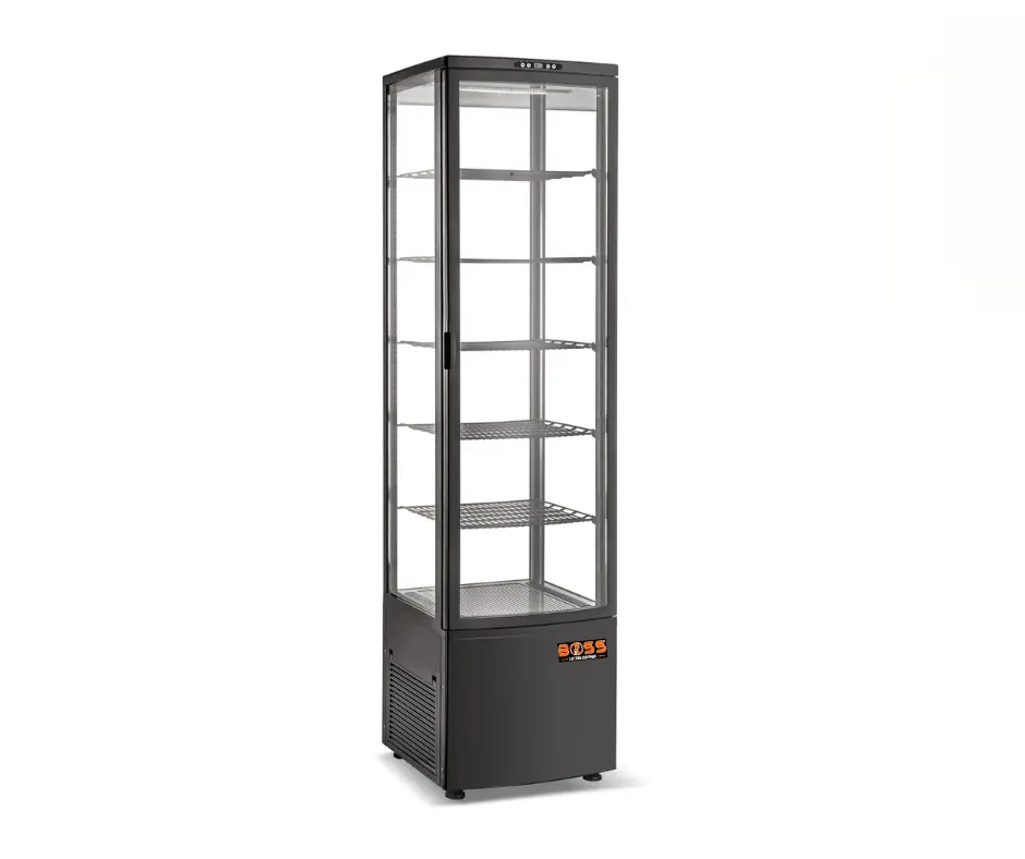 360 Degree Full Glass Cake Display Fridge - Floor Model