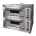 Anvil Double Deck 4 Tray Oven - GAS