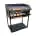 Gas Flame Steel Top Grillers With Lockable Wheels