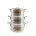 Bright Sky 6PC Aluminium Pot Set - BSK1