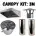Complete Galvanised Extractor Canopy Kit - 3m