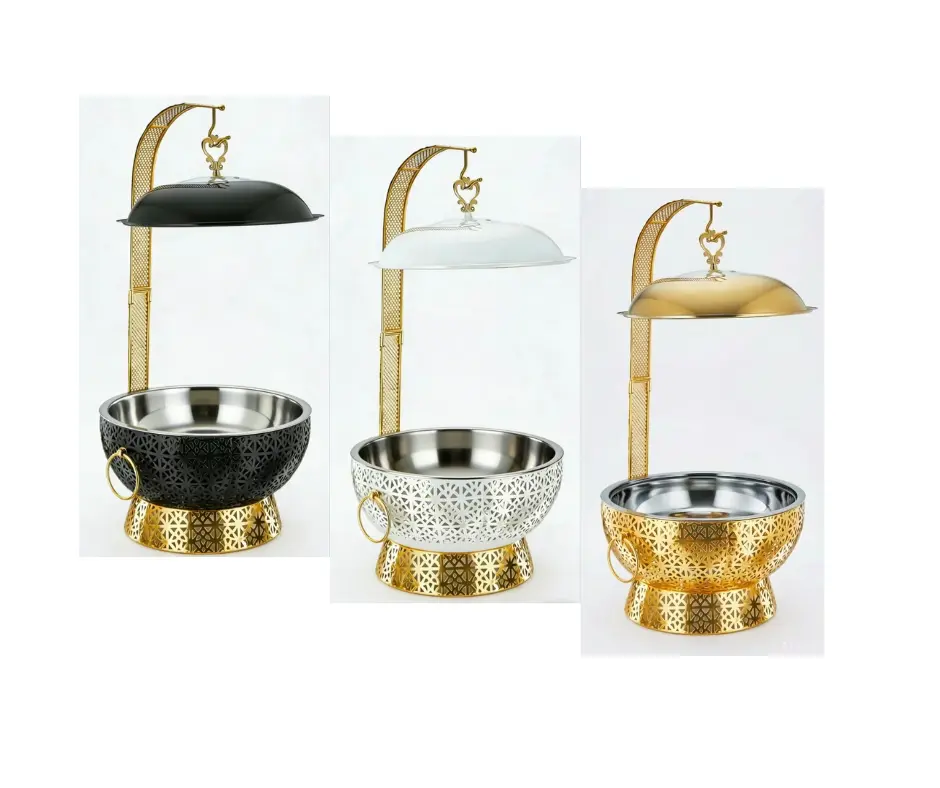 Oriental Hanging Chafing Dish- Various Colours