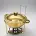 Chafing Dish Gold Lid With Thin Frame- Gold