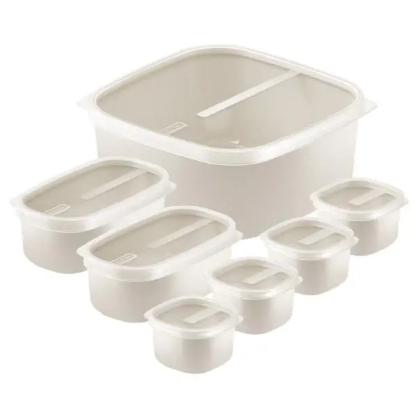 Tramontina 7PC Polypropylene Containers With Transparent Lids - Image 2