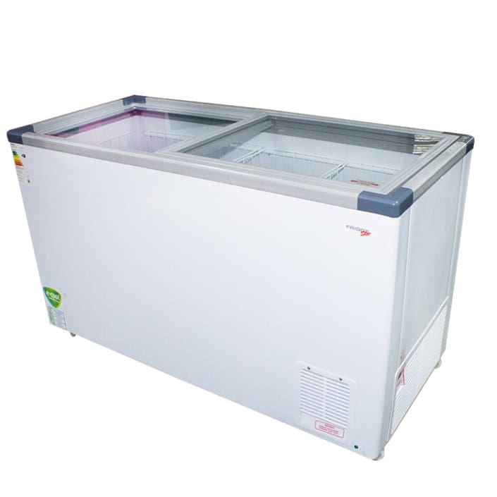 Glasstop Display Freezer 520l Boss Catering Equipment Best Prices!