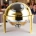 Gold Round Chafing Dish - With Window