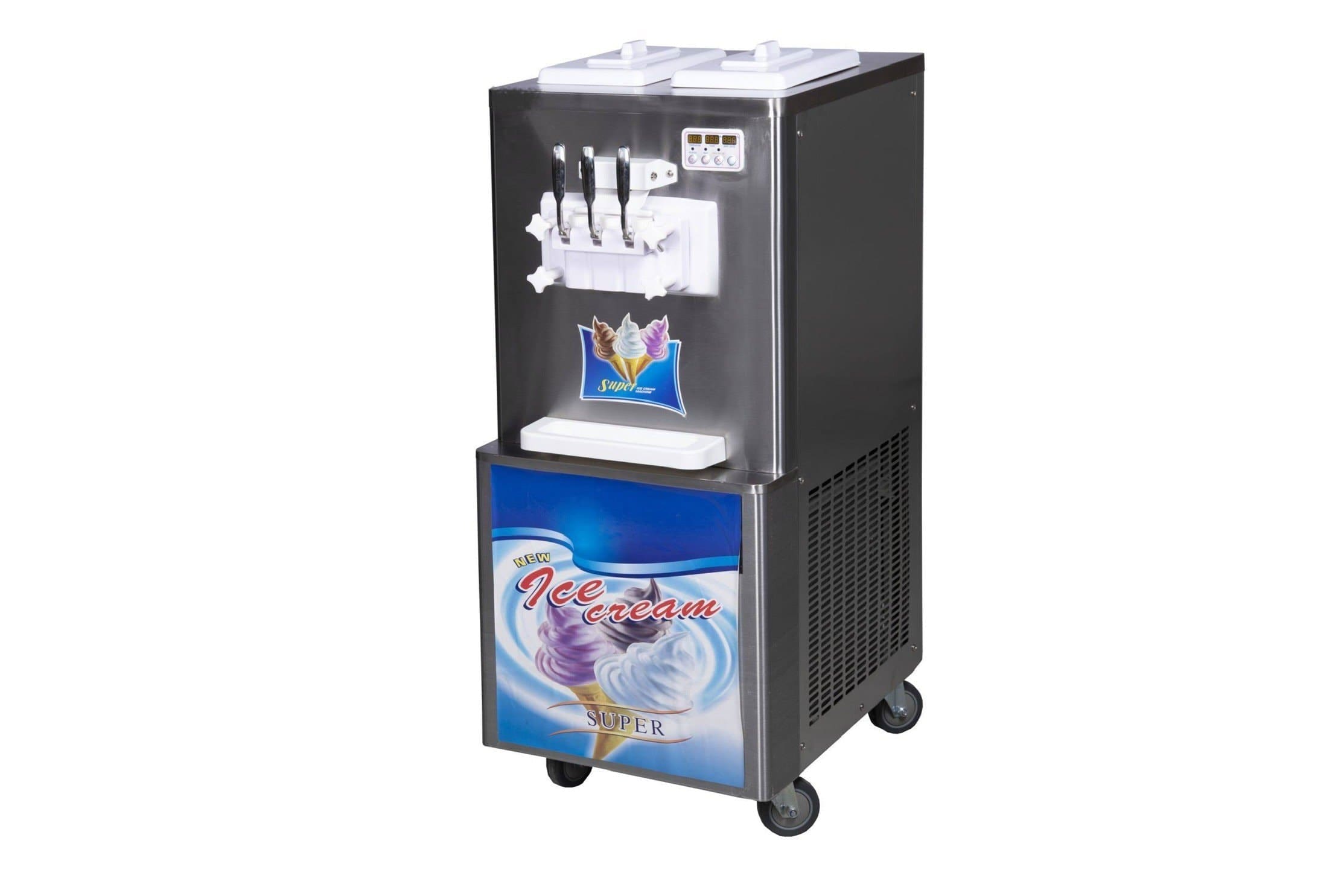 3 Flavor Floor Model Ice Cream Machine Boss Catering Equipment