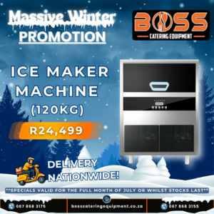 Ice Maker Machine 120kg (Bin Included) *WINTER SPECIAL*