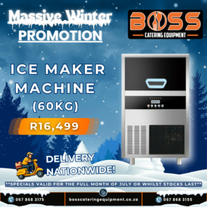 Ice Maker Machine 60kg (Bin Included) *WINTER SPECIAL*