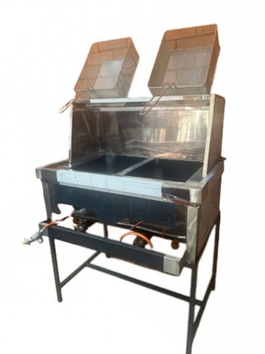 Spaza Gas Fryer (2x20lt) With Baskets