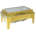 Gold Rectangular Chafing Dish - With Large Glass Display Window (DOUBLE)