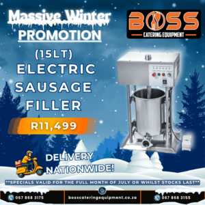 Electric Hydraulic Sausage Filler 15lt *WINTER SPECIAL*