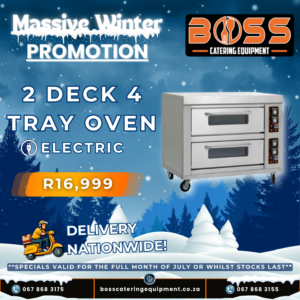 2 Deck 4 Tray Electric Oven *WINTER SPECIAL*
