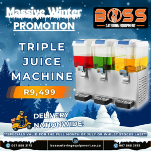 Triple Barrel Juice Dispenser Machine *WINTER SPECIAL*