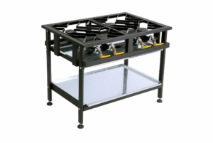 ANVIL 4-Burner Commercial Boiling Table (STAGGERED)