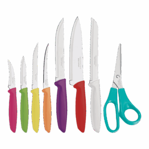 Tramontina 8PC Knife Set - Multicolour