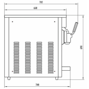 BEIQI - Soft-Serve Machine Table/Counter Top (BQ115T) - Single Flavour - Image 2