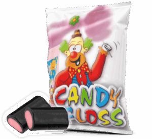 Candyfloss Sugar - Liquorice 1.5KG