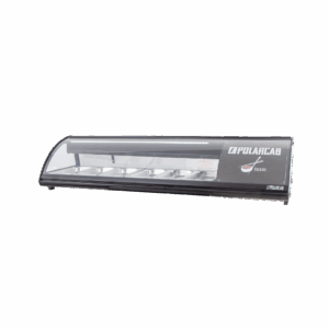 7 Division Sushi Display Fridge - POLARCAB - Image 4