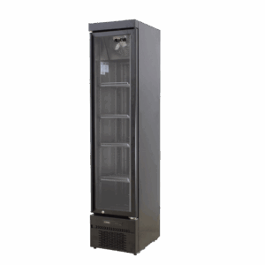 *POLARCAB* Upright Freezer - SLIM LINE BLACK