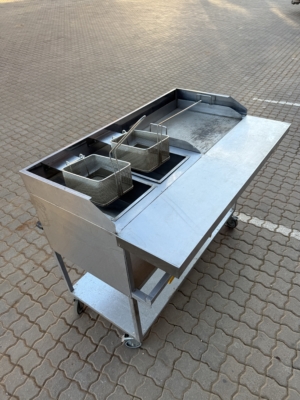 Griller Combo - Flat Top Griller + Double Gas Fryer - Image 6