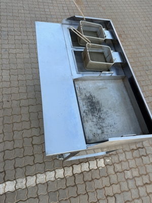 Griller Combo - Flat Top Griller + Double Gas Fryer - Image 4