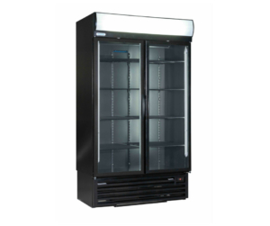 *Carbon Fibre Staycold* Double Door Upright Freezer (1140) - Image 2