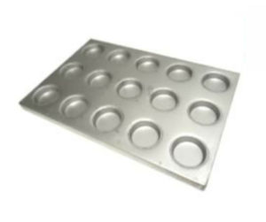 Alusteel Large Muffin Pan - 15 Cup
