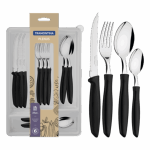 Tramontina 25pc. Tableware Set (Black) - 23498/030