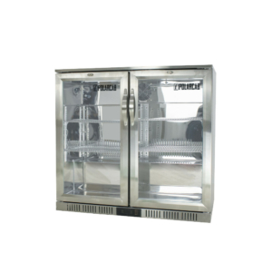 Back Bar Cooler - 2-Door Hinged (Stainless Steel) - Image 2