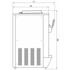 BEIQI - Soft Serve Machine Table Model (BQ323TP) - Image 3